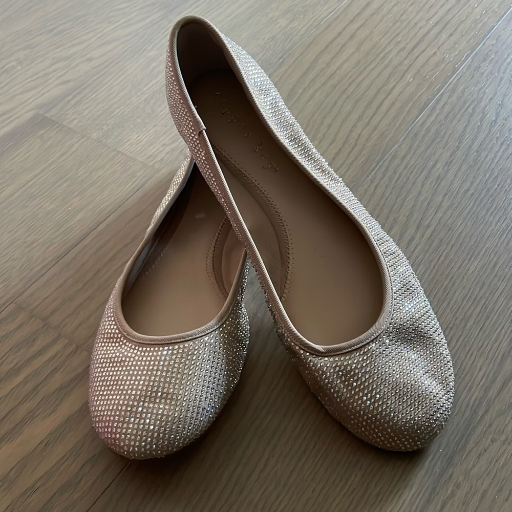 Copper Key rhinestone flats NWOT